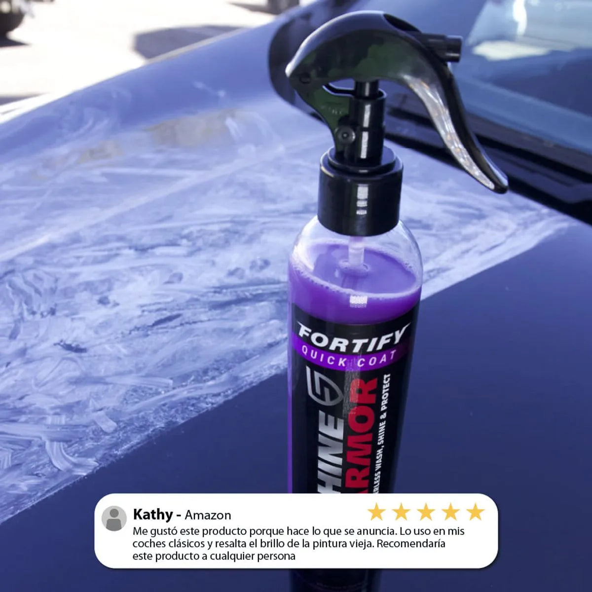 Spray Cerámico Hidrofóbico ShineArmor™ | Protección y Brillo en Segundos