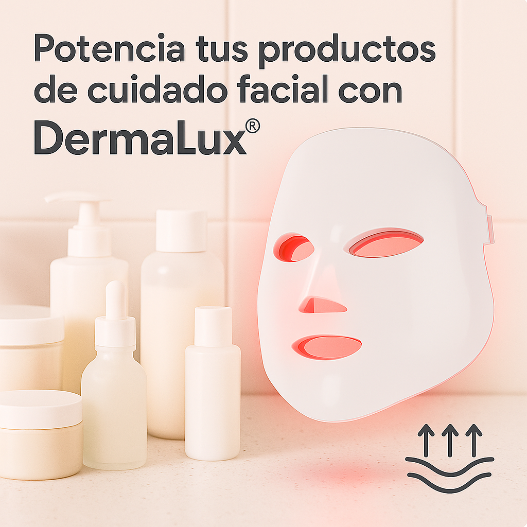 DermaLux® LED 7 en 1 | Rejuvenecimiento, Antiacné y Luminosidad Profesional en Casa