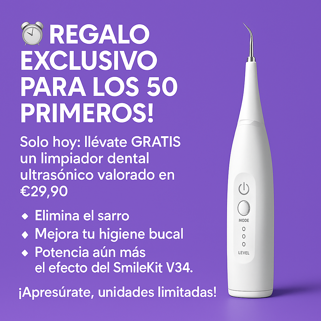 Serum Blanqueador Dental SmileKit™ V34 (COMPRA 1, LLEVA 2)