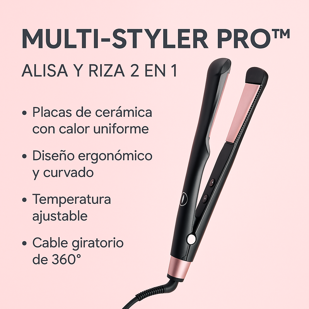 Plancha de Pelo Multi-Styler PRO™ 2 en 1