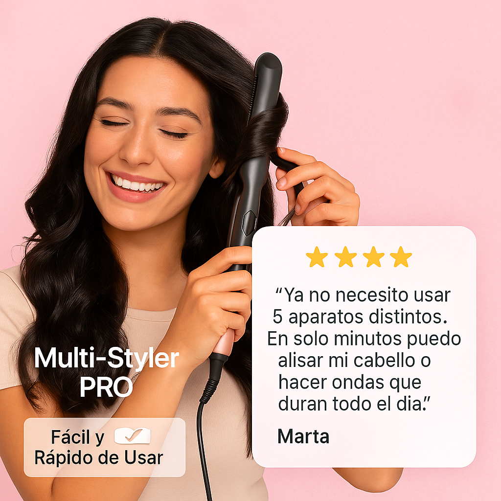Plancha de Pelo Multi-Styler PRO™ 2 en 1