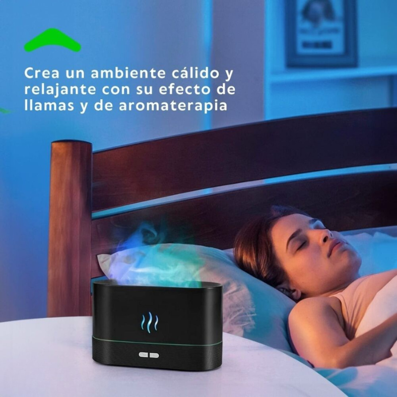 Humidificador y Difusor de Aromas LED - CleanFlame™