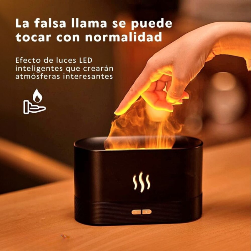 Humidificador y Difusor de Aromas LED - CleanFlame™