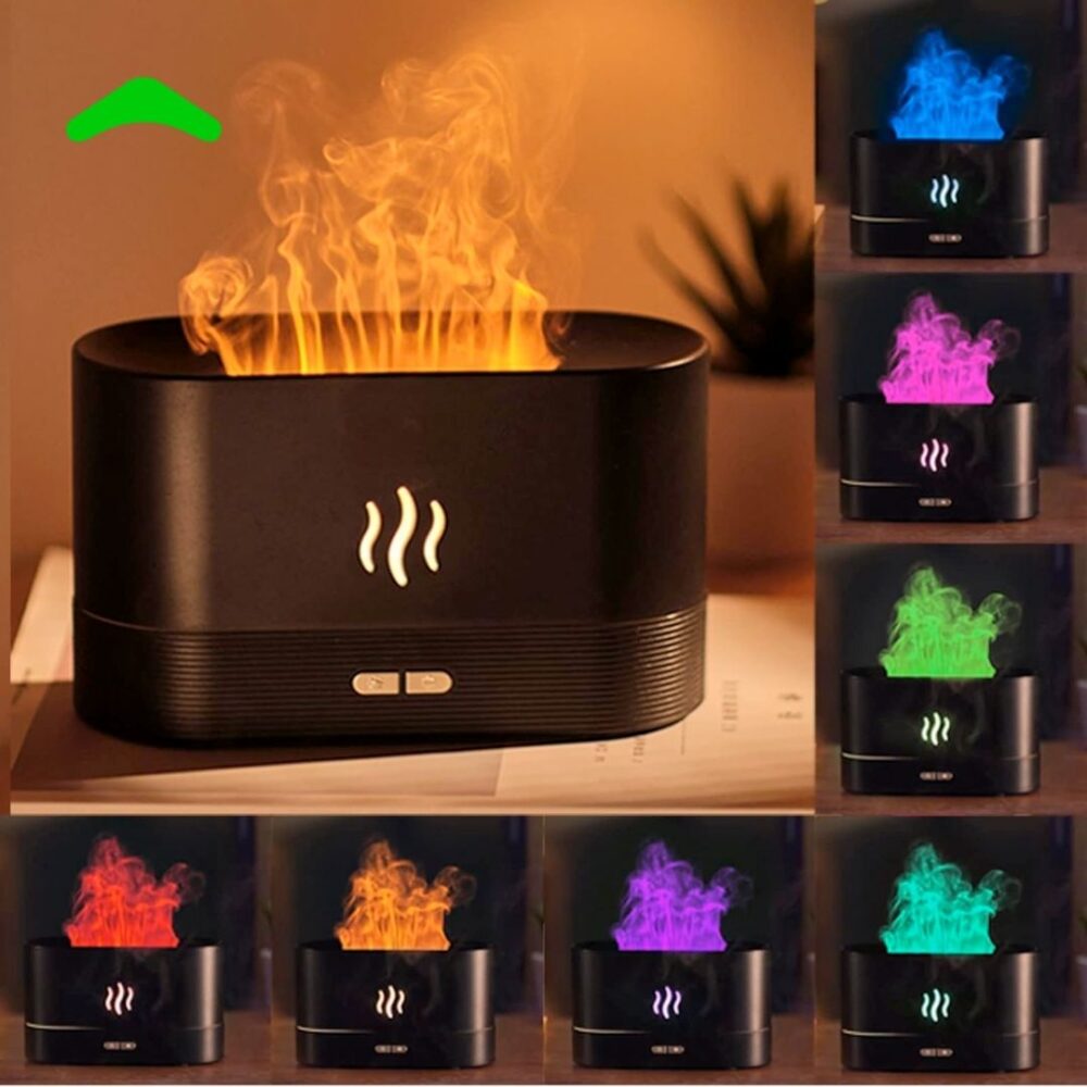 Humidificador y Difusor de Aromas LED - CleanFlame™