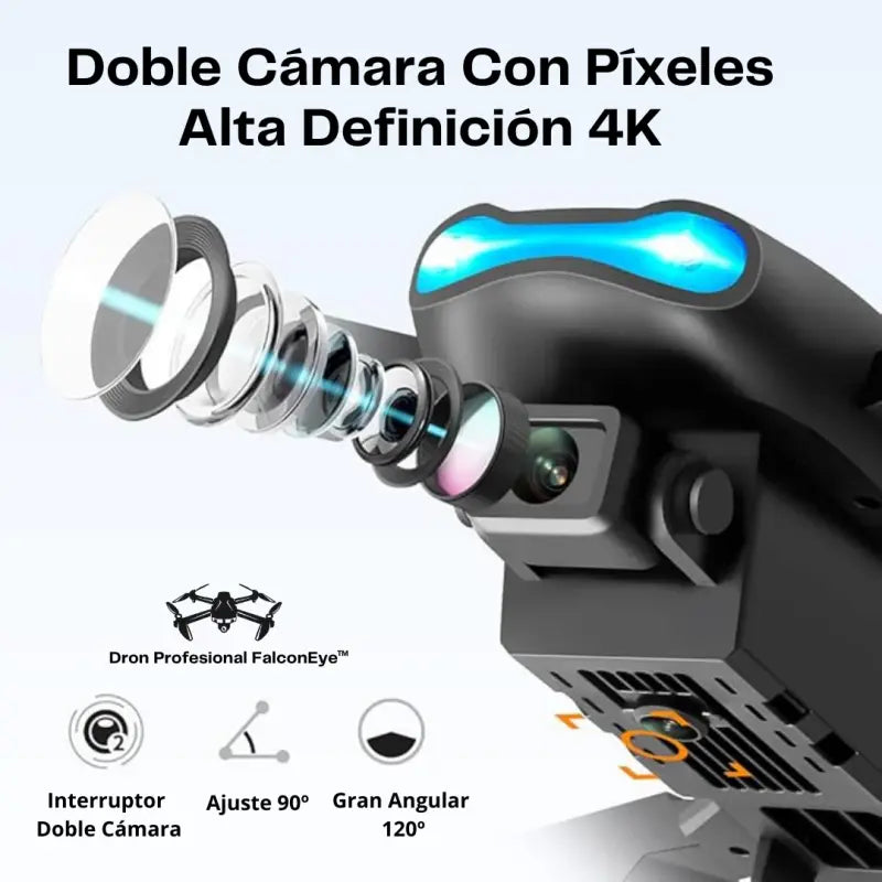 Dron 4K Doble Camara ProMax™ + Maletín Gratis