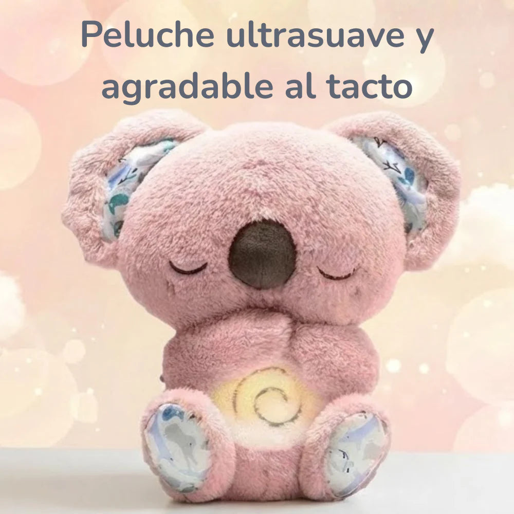 KoalaZen™ | Peluche Calmante con Respiración, Luz y Sonido