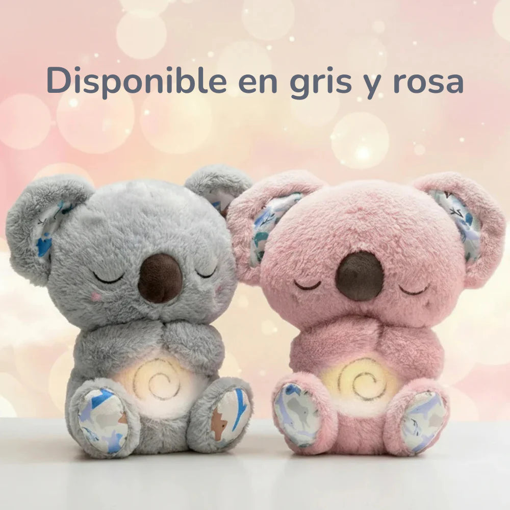 KoalaZen™ | Peluche Calmante con Respiración, Luz y Sonido