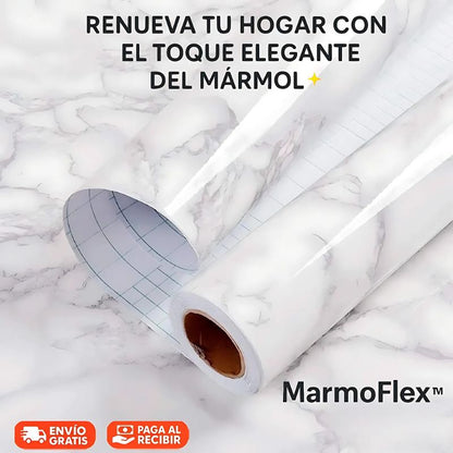 MarmoFlex™ - Adhesivo Mármol (3 Metros x 60 cm)