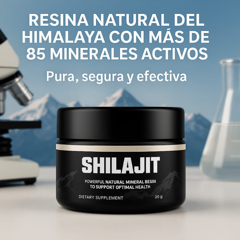 Resina SHILAJIT™ – Energía, Libido y Vitalidad Sin Químicos (100g)