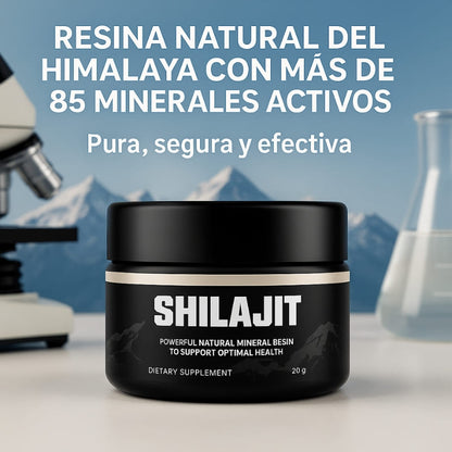 Resina SHILAJIT™ – Energía, Libido y Vitalidad Sin Químicos (100g)