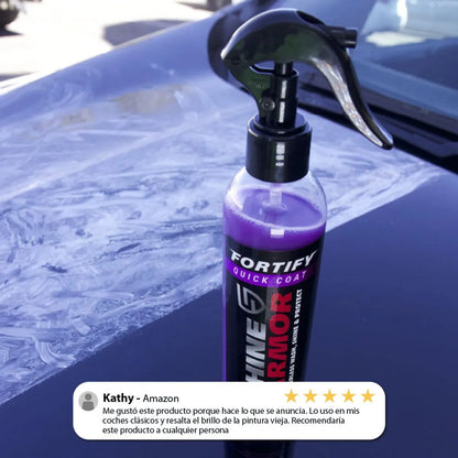 Spray Cerámico Hidrofóbico ShineArmor™ | Protección y Brillo en Segundos