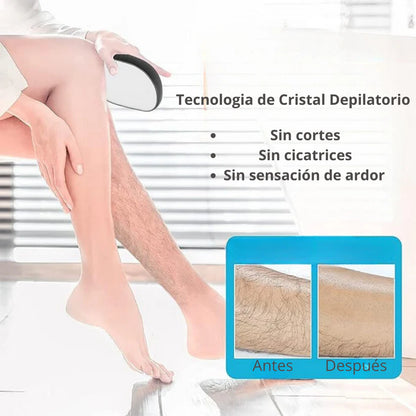 (PAGA 1, LLEVA 2) Piedra Depiladora CrystalSkin™