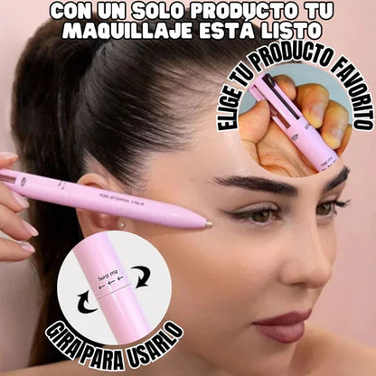 MakeUpPen® 4 en 1 | Cejas, Ojos, Labios y iluminador + SERUM ANTI-MACHAS (REGALO)