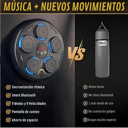 PowerBox IQ™ Maquina de Boxeo Inteligente + 5 Bandas de Resistencia GRÁTIS