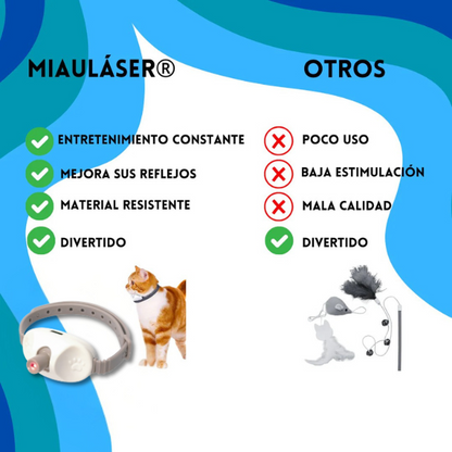 Collar-Juguete Láser para Gatos MiauLáser®