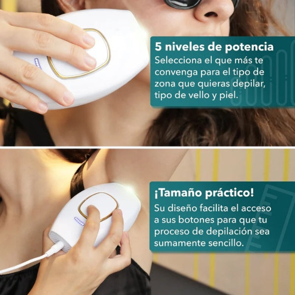Depiladora IPL PRO™ | Depilación Permanente en 8 Semanas
