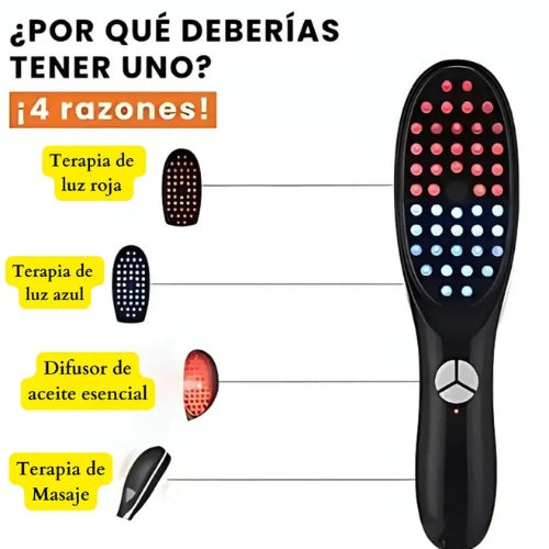 Cepillo Masajeador con Terapia Anti Caída | CepiLuxe®