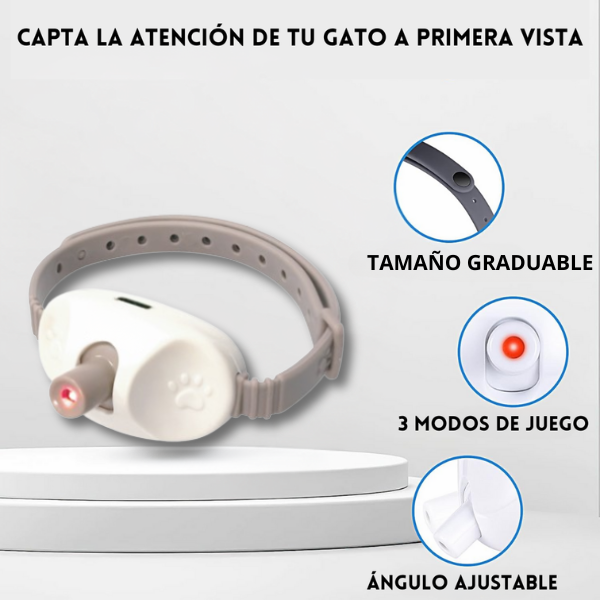 Collar-Juguete Láser para Gatos MiauLáser®