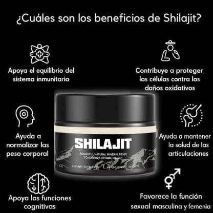 Resina SHILAJIT™ – Energía, Libido y Vitalidad Sin Químicos (100g)