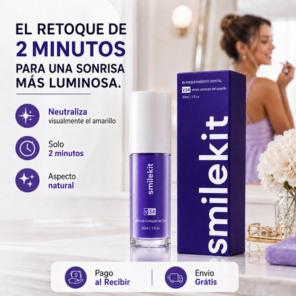 Serum Blanqueador Dental SmileKit™ V34