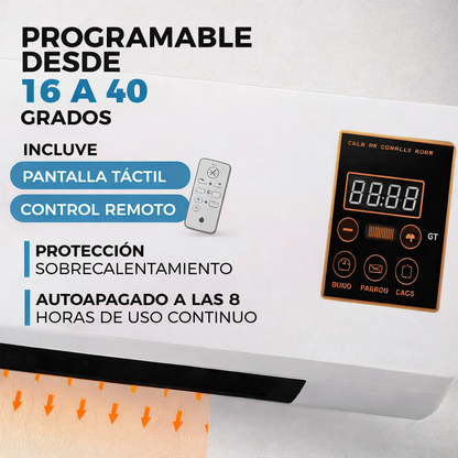 Aire Acondicionado Portátil 2 en 1 Calor y Frio - Bajo consumo y Máxima Potencia