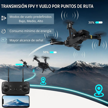 Dron 4K Doble Camara ProMax™ + Maletín Gratis