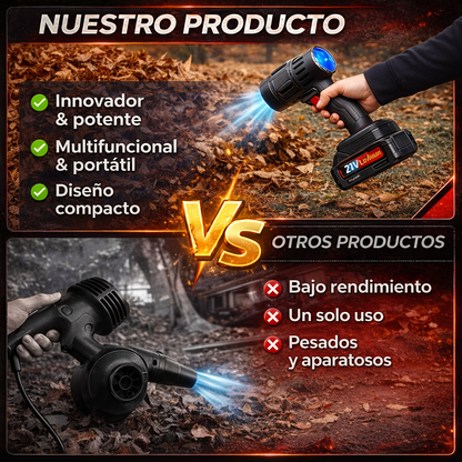 Soplador de Aire Portátil TurboAir™ (+ BATERÍA EXTRA GRATIS)