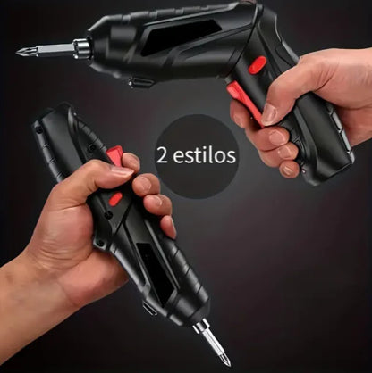 DrillMate® - Destornillador Electrico Inalambrico 47 Piezas + Maletín