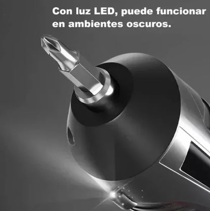 DrillMate® - Destornillador Electrico Inalambrico 47 Piezas + Maletín