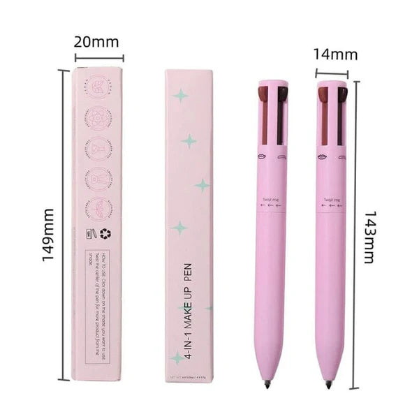 MakeUpPen® 4 en 1 | Cejas, Ojos, Labios y iluminador + SERUM ANTI-MACHAS (REGALO)