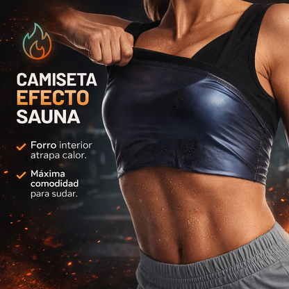 SaunaFit™ | Camiseta Termo Sauna Unisex – Más Calor, Más Intensidad