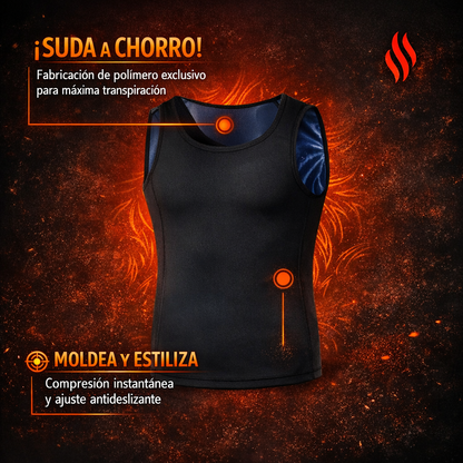 SaunaFit™ | Camiseta Termo Sauna Unisex – Más Calor, Más Intensidad
