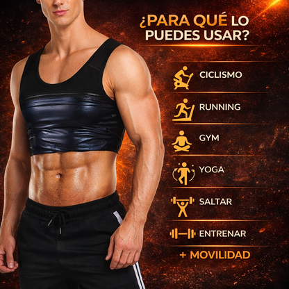 SaunaFit™ | Camiseta Termo Sauna Unisex – Más Calor, Más Intensidad