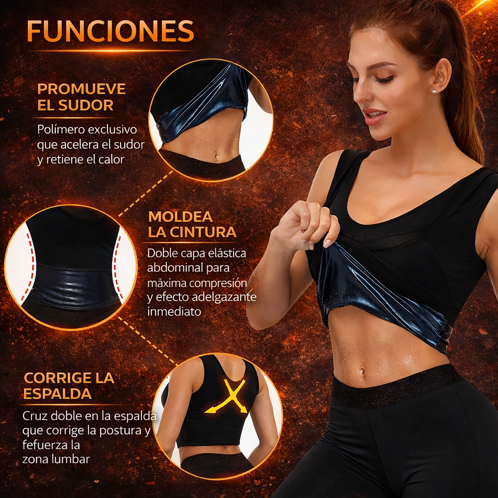 SaunaFit™ | Camiseta Termo Sauna Unisex – Más Calor, Más Intensidad