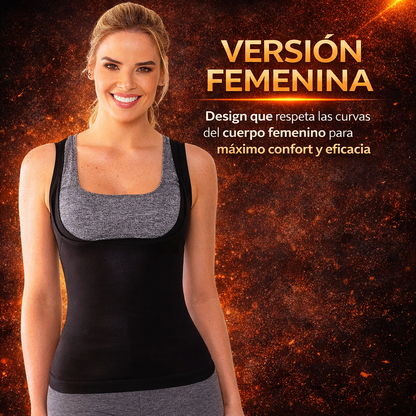 SaunaFit™ | Camiseta Termo Sauna Unisex – Más Calor, Más Intensidad