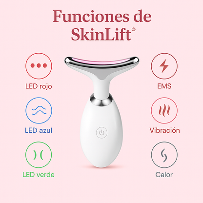 Masajeador Facial Antiarrugas SkinLift® + Mascarilla de Arcilla y Té Verde (REGALO)