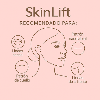Masajeador Facial Antiarrugas SkinLift® + Mascarilla de Arcilla y Té Verde (REGALO)