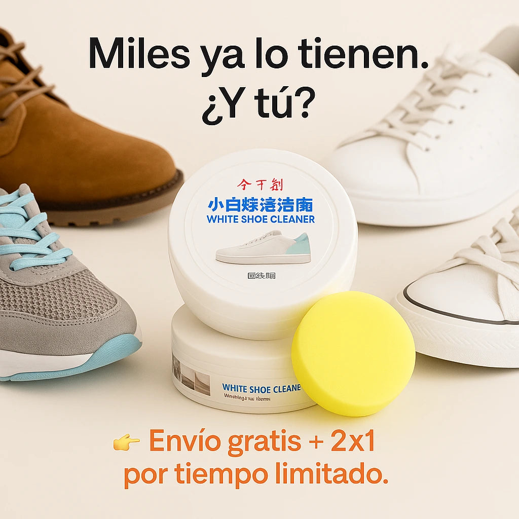 Crema Magica para Limpieza de Zapatos CleaningCream® (OFERTA 2X1)