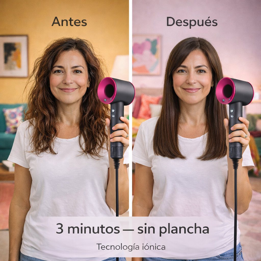 Secador Iónico LuxeAir Pro™ + 5 Acesorios