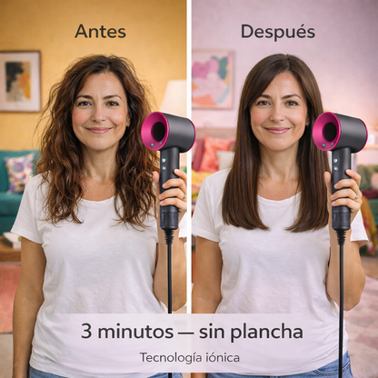 Secador Iónico LuxeAir Pro™ + 5 Acesorios