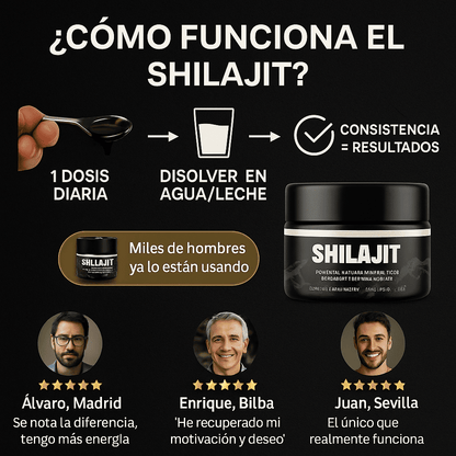 Resina SHILAJIT™ – Energía, Libido y Vitalidad Sin Químicos (100g)