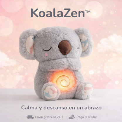 KoalaZen™ | Peluche Calmante con Respiración, Luz y Sonido