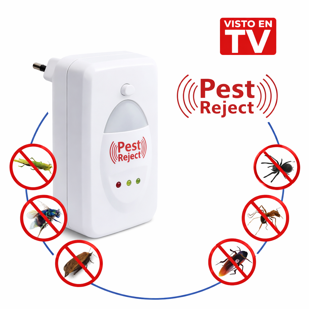 Repelente Ultrasónico Anti Plagas PestReject™
