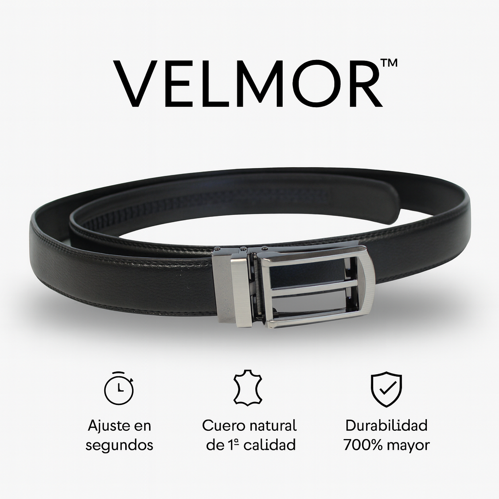 Velmor™ - Cinturón de Cuero Premium Sin Agujeros™