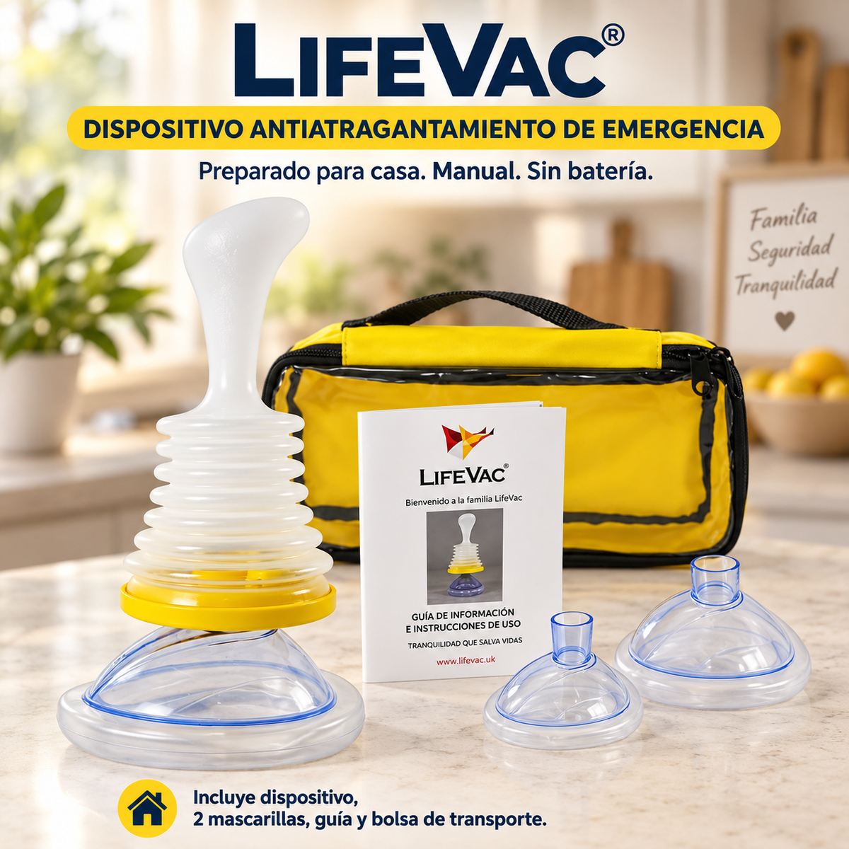 LifeVac® - Dispositivo Antiatragantamiento de Emergencia