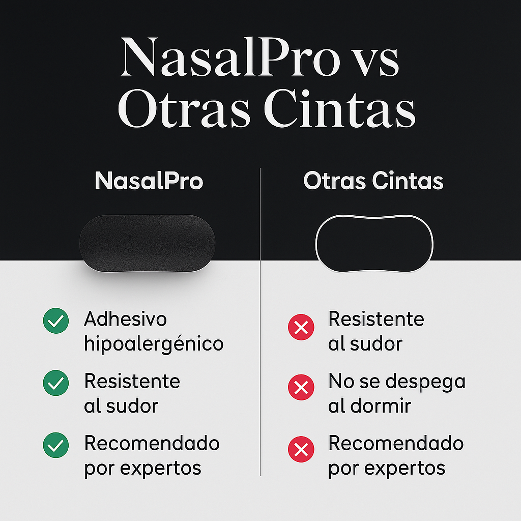 Cinta Bucal NasalPro™ – Respira Bien, Duerme Mejor