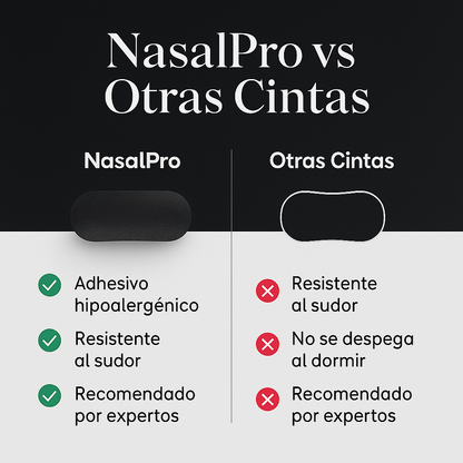 Cinta Bucal NasalPro™ – Respira Bien, Duerme Mejor