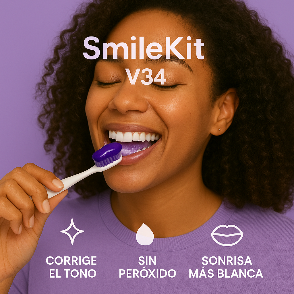 Blanqueador Dental SmileKit™ V34 (COMPRA 1, LLEVA 3)