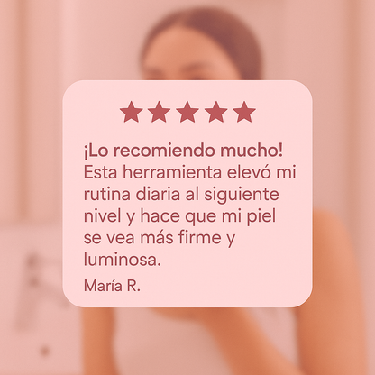 Masajeador Facial Antiarrugas SkinLift® + Mascarilla de Arcilla y Té Verde (REGALO)