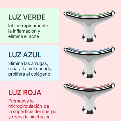 Masajeador Facial Antiarrugas SkinLift® + Mascarilla de Arcilla y Té Verde (REGALO)